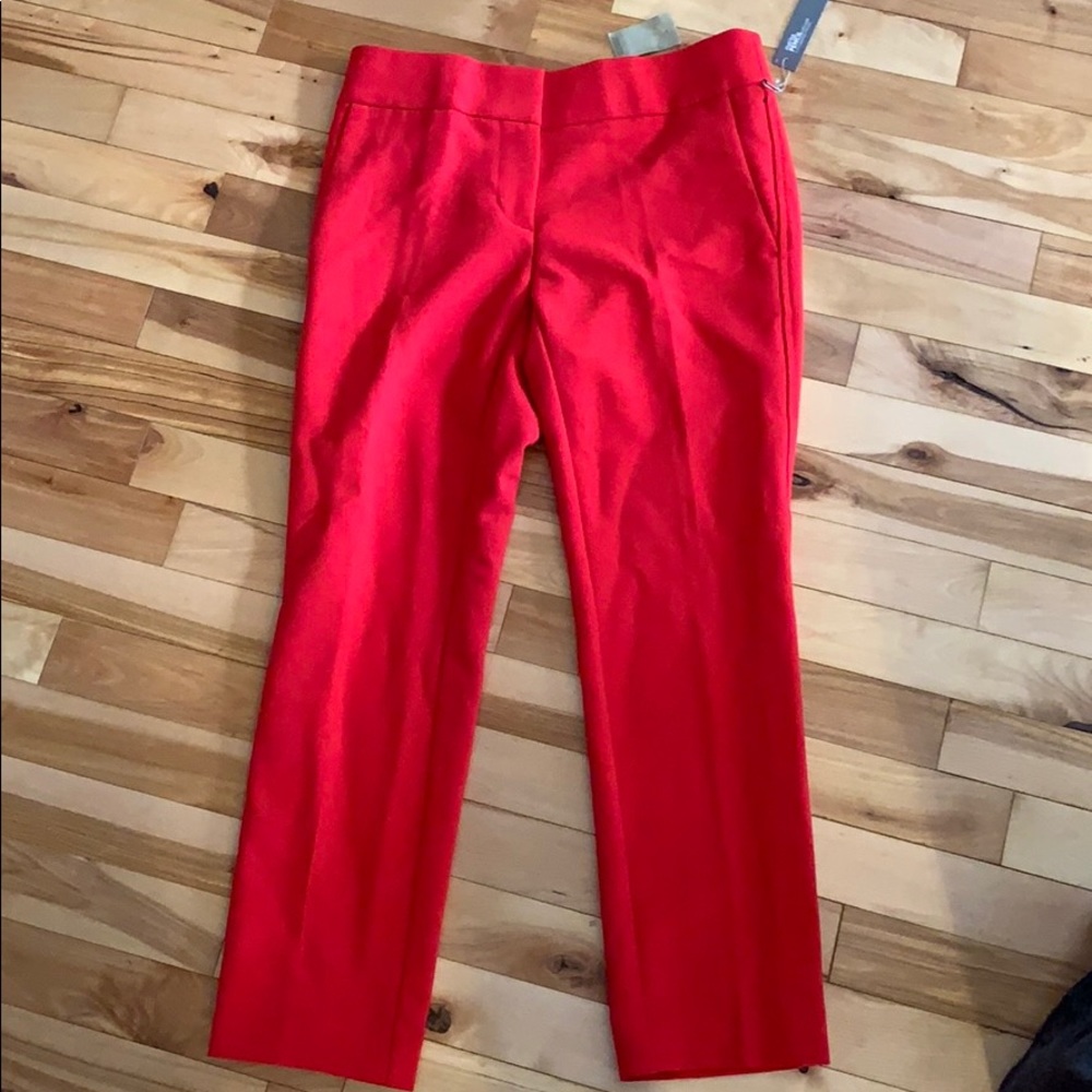 NWT LOFT Red pants 00P